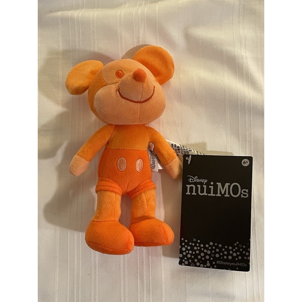 NEW Disney Parks 2026 Logo Mania Park Hopper Orange Mickey Mouse NuiMOs Plush